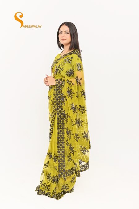 Gulaab Soft Net Resham & Sequin Saree